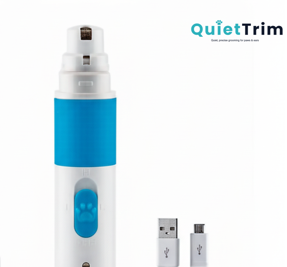 QuietTrim™ – Rechargeable Pet Nail File
