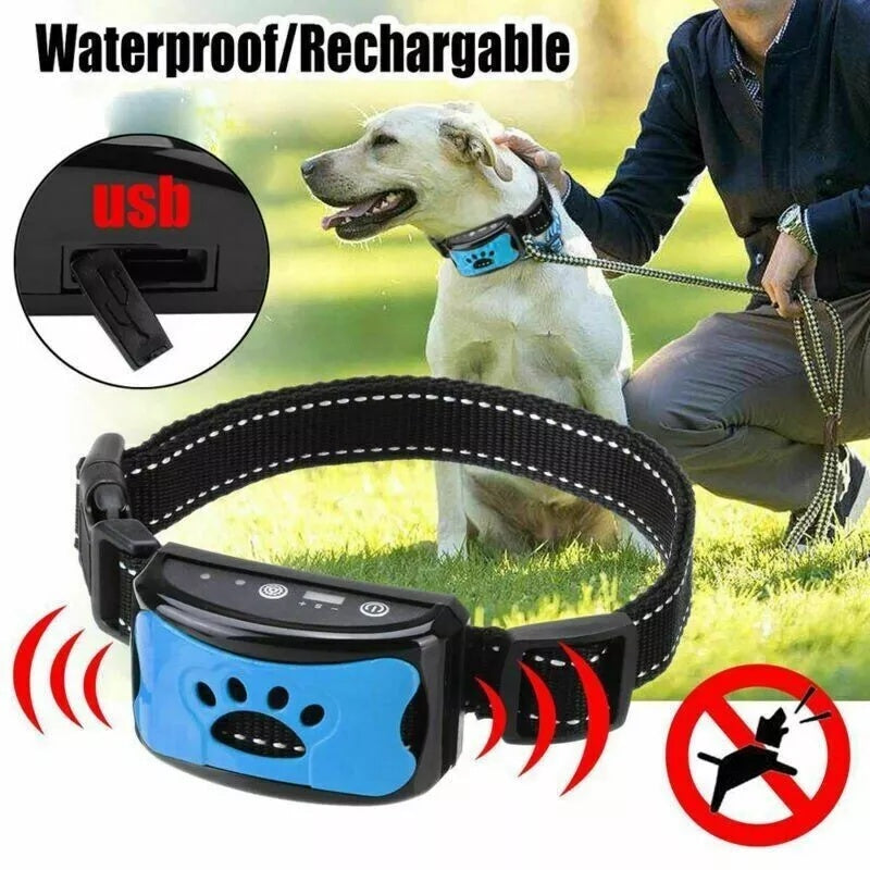Anti-Bark Dog Training Collar | Sound &amp; Vibration | Humane &amp; Waterproof